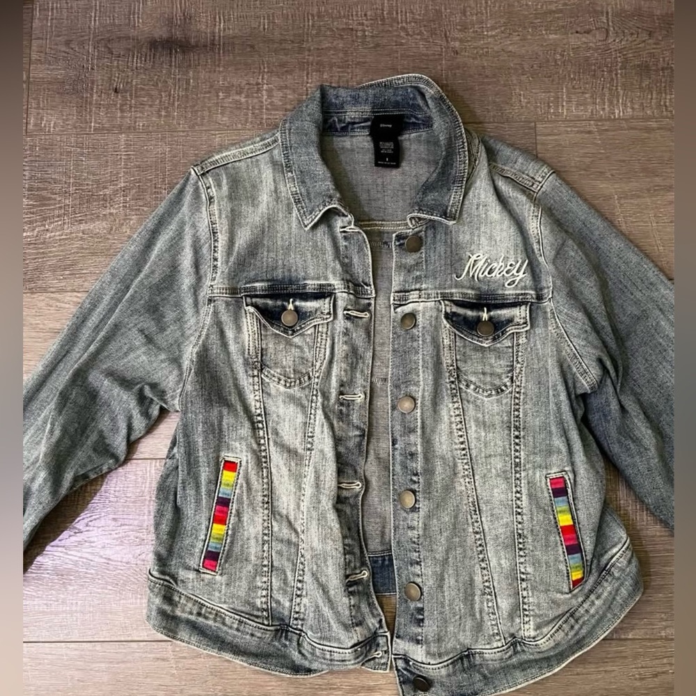 Torrid Denim Jacket - Disney Pride